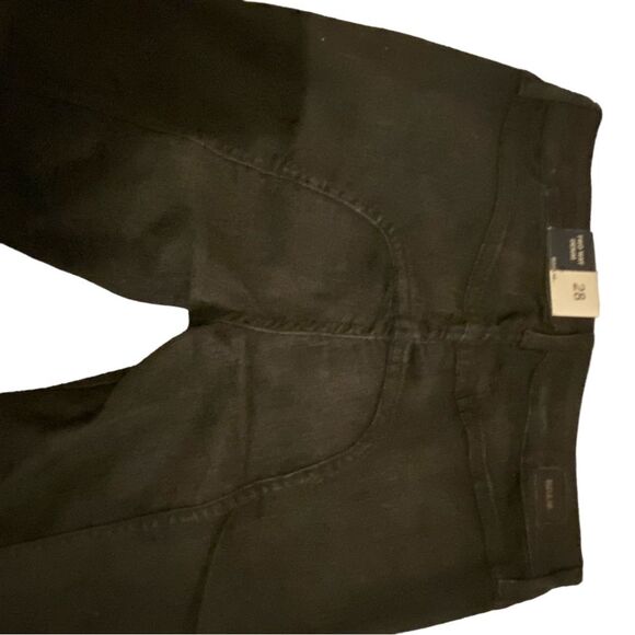NWT SKINNY REVERSIBLE STRETCH BLACK | BLACK DISTRESSED BLEULAB MADE USA SIZE 28 - Picture 9 of 14
